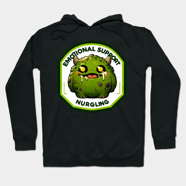 Emotional Support Nurgling Hoodie by OddHouse